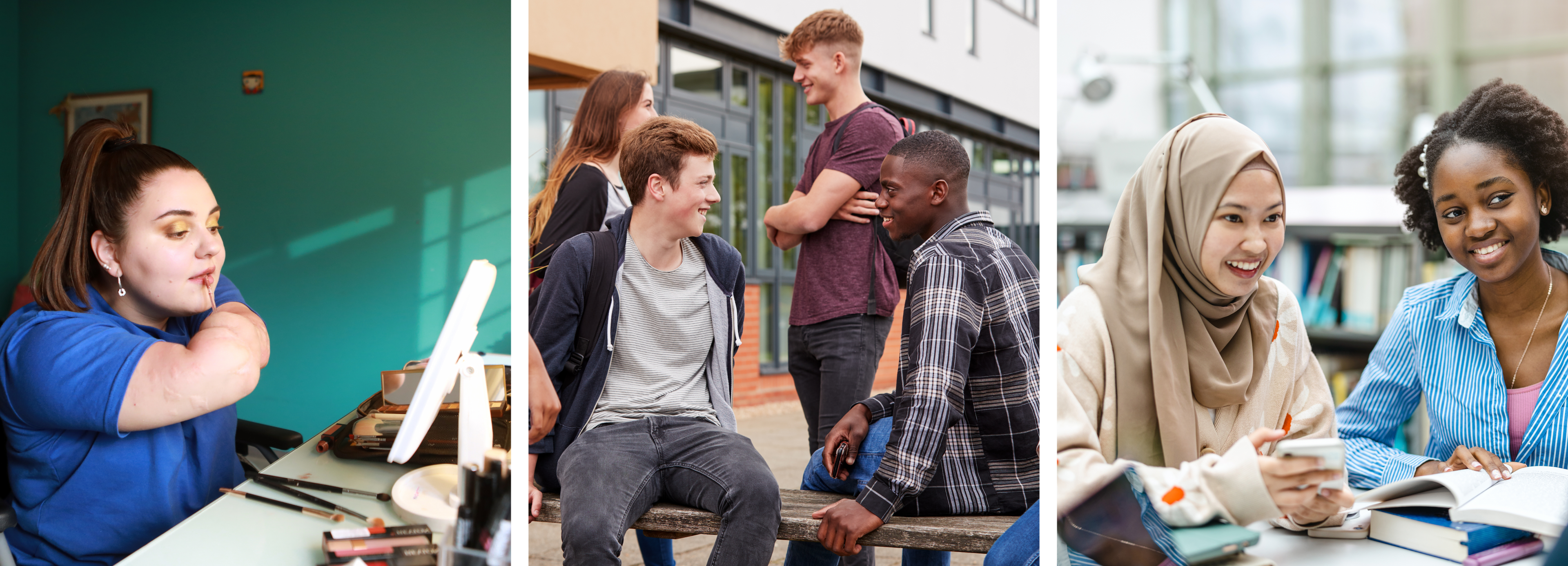 Young man with prosthetic legs gaming young man with prosthetic legs doing pull ups Young woman with prosthetic legs in a University or College Halls of residence bedroom looking at photos of her family